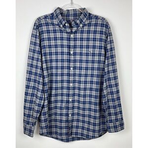 Vineyard Vines Plaid Classic Fit Tucker Shirt Button Up Long Sleeve